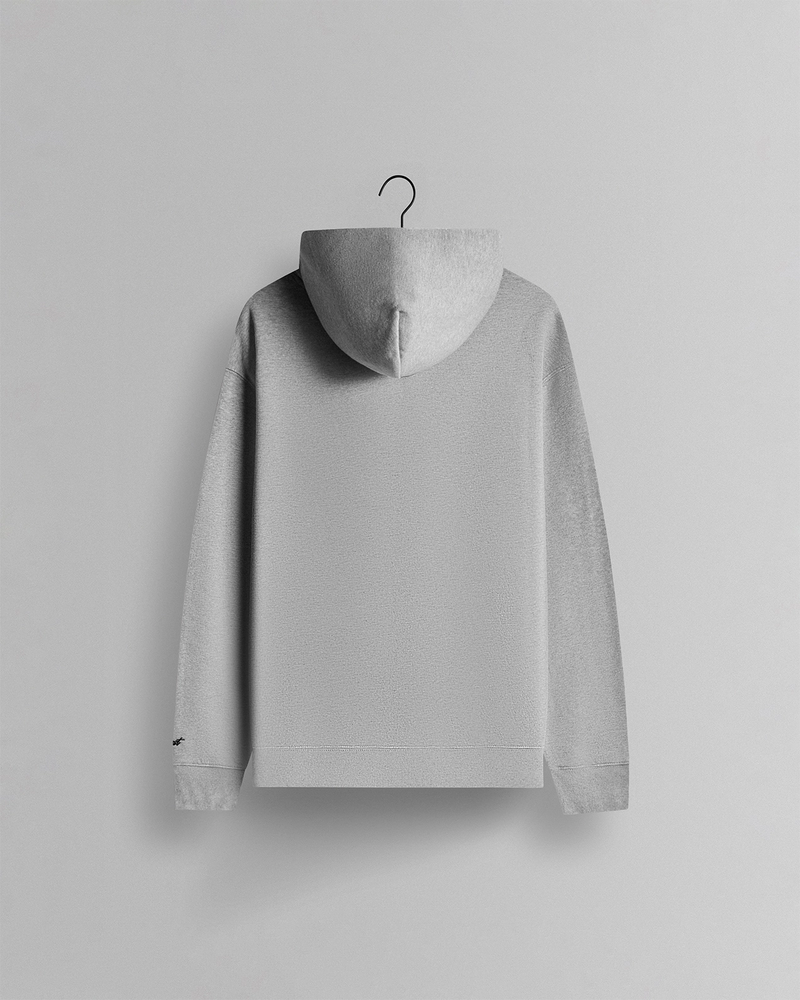 GHOST® ICON HOODIE | HEATHER GREY